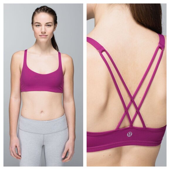 Lululemon Free To Be Bra 10 Ultra Violet - Picture 1 of 15